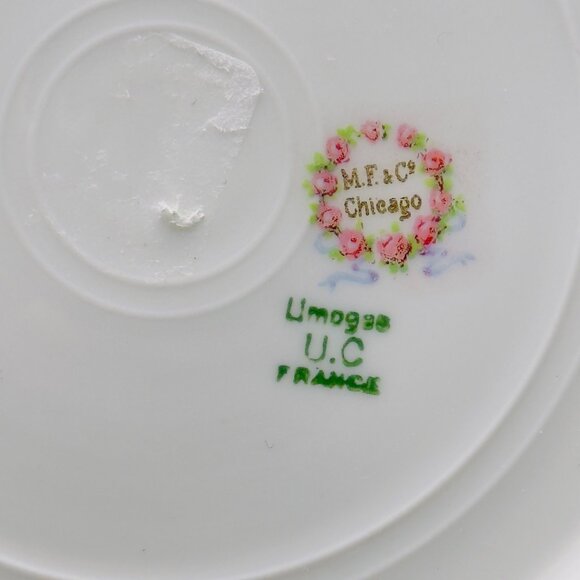 Antique Limoges UC France Plate - Picture 8 of 9